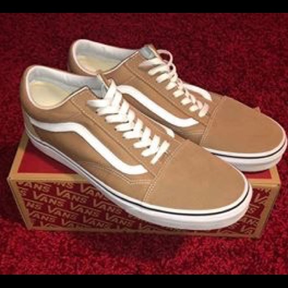vans old skool tan suede